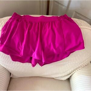 Lululemon hot pink shorts